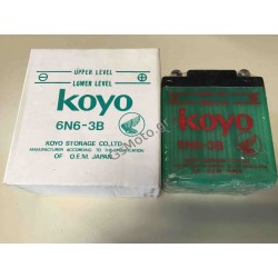 Μπαταρία Μοτοσυκλέτας KOYO - 6N6-3B 6V 6Ah